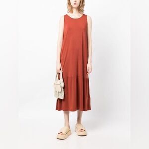 Eileen Fisher Sleeveless Lyocell Midi Dress